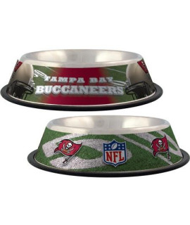 Tampa Bay Buccaneers Stainless Dog Bowl