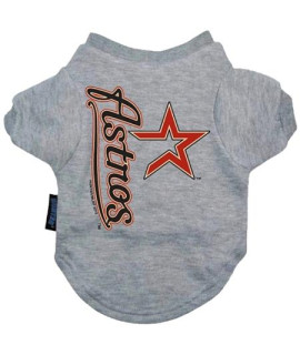Houston Astros Dog Tee Shirt - Small