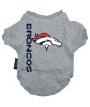 Denver Broncos Dog Tee Shirt - Small