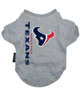 Houston Texans Dog Tee Shirt - Medium