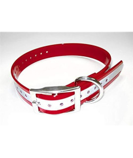 1 Inch Universal Reflective Strap - Reflective Red