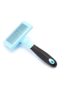 Iconic Pet - Self-cleaning Brush - Blue