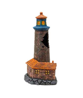 K&A Ornaments - Lighthouse with Orange Roof - Standard