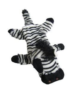 Iconic Pet - Zebra Bottle Fill Wild Animal Dog Toy - 15 Inch