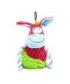 Iconic Pet - Donkey Rope Toy with Squeaky - 6.3 Inch