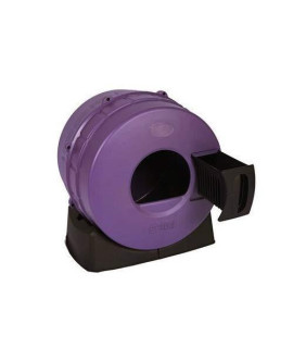Litter Spinner Easy Cat Litter Box, Royal Purple