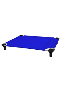 40x30 Pet Cot in Blue with Black Legs, Unassembled