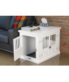 Triple Door Dog Crate, White, Medium