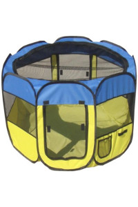 All-Terrain' Lightweight Easy Folding Wire-Framed Collapsible Travel Pet Playpen