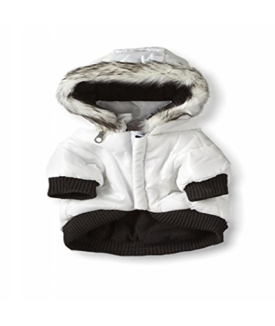 Aspen Winter-White Fashion Pet Parka Coat