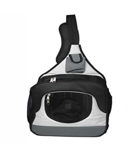 Single Strap Over-The-Shoulder Navigation Hands Free Backpack And Front Pack Pet Carrier