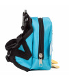 Pet Life 'Waggler Hobbler' Large-Pocketed Compartmental Animated Dog Harness Backpack, Blue - Medium