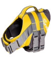 Helios Splash-Explore Outer Performance 3M Reflective And Adjustable Buoyant Dog Harness And Life Jacket