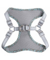 Pet Life 'Fidomite' Mesh Reversible And Breathable Adjustable Dog Harness W/ Designer Neck Tie, Blue / Grey - Small