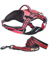 Helios Dog Chest Compression Pet Harness And Leash Combo
