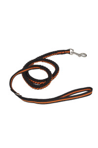 Pet Life Retract-A-Wag Shock Absorption Stitched Durable Dog Leash - One Size - Orange