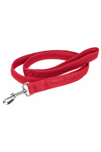 Pet Life 'Aero Mesh' Dual Sided Comfortable And Breathable Adjustable Mesh Dog Leash, Red - One Size