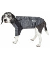 Pet Life Active 'Chewitt Wagassy' 4-Way Stretch Performance Long Sleeve Dog T-Shirt, Black - X-Small