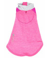 Pet Life Active 'Chewitt Wagassy' 4-Way Stretch Performance Long Sleeve Dog T-Shirt, Light Pink - Medium