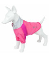 Pet Life Active 'Chewitt Wagassy' 4-Way Stretch Performance Long Sleeve Dog T-Shirt, Light Pink - Small