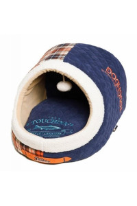 Touchdog Diamond Stitched Active-Play Indoor Panoramic Designer Dog Bed