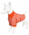 Pet Life Active 'Fur-Flexed' Relax-Stretch Wick-Proof Performance Dog Polo T-Shirt, Orange - Large