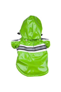 Reflecta-Glow Reflective Waterproof Adjustable Pvc Pet Raincoat