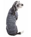 Pet Life Active 'Aero-Pawlse' Heathered Quick-Dry And 4-Way Stretch-Performance Dog Tank Top T-Shirt, Black/Black - X-Large