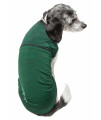 Pet Life Active 'Aero-Pawlse' Heathered Quick-Dry And 4-Way Stretch-Performance Dog Tank Top T-Shirt, Green - Small