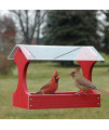 Going Green Small Fly-Thru Feeder Red