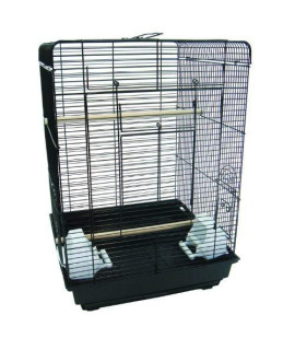 1624 3/8 Flat Top Cage in 16x16", Black