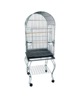 20" Dometop Parrot Cage With Stand - AS