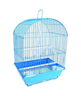 YML A1104BLU Round Top Style Small Parakeet Cage, 11 x 9 x 16"