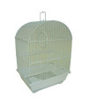 YML A1104WHT Round Top Style Small Parakeet Cage, 11 x 9 x 16"