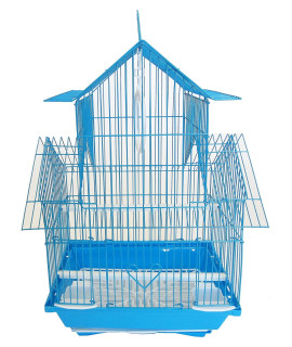 YML A1144BLU Pagoda Top Cage, Small