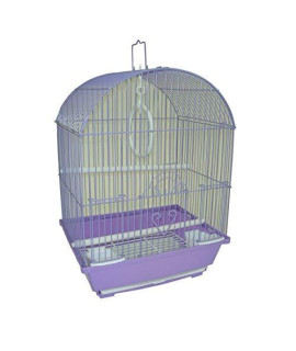 YML A1304PUR Round Top Style Small Parakeet Cage, 11 x 9 x 16"