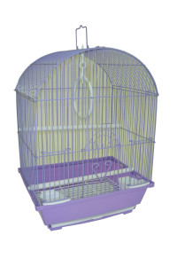 YML A1304WHT Round Top Style Small Parakeet Cage, 11 x 9 x 16"
