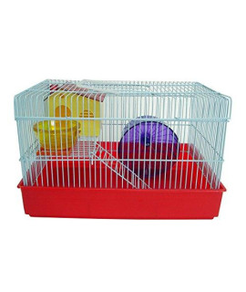 YML 2 Level Red Hamster Cage