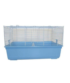 Indoor Small Animal Cage Rabbit With Stand In Blue
