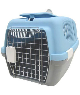 Large Plastic Carrier for Small Animal, Blue