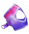 American River Choke Free Dog Harness Ombre Collection - Raspberry Sundae(Size-XL)