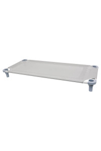 Unassembled Standard Gray Cot with Gray Legs - 1 Pack