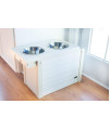 New Age Pet Piedmont Pantry Diner with Storage - Antique White