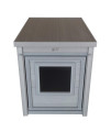 New Age Pet LitterLoo Litter Box Cover/End Table - Grey