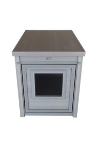 New Age Pet LitterLoo Litter Box Cover/End Table - Grey