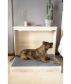 New Age Pet Murphy Bed with Memory Foam Cushion - Antique White