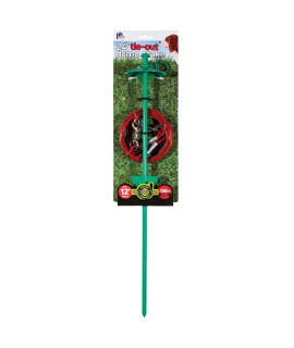 24" Tie-out Dome Stake with 12' Cable
