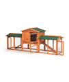 Rabbit Hutch with Double- Run