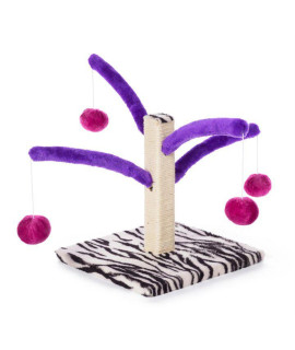 Prevue Pet Products Kitty Power Paws Plush Bounce 'n Spring Cat Scratcher