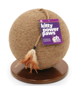 Kitty Power Paws Sphere Scratching Post 13" H